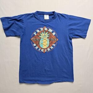 Panama Shirt Mens Large Pineapple Graphic Tourist Souvenir Unicrese Tee